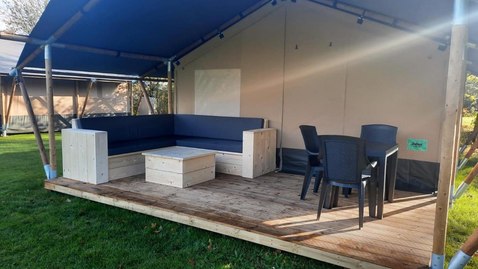 Camping Alkenhaer Appelscha Trekkerstent Safaritent Kültér fotó