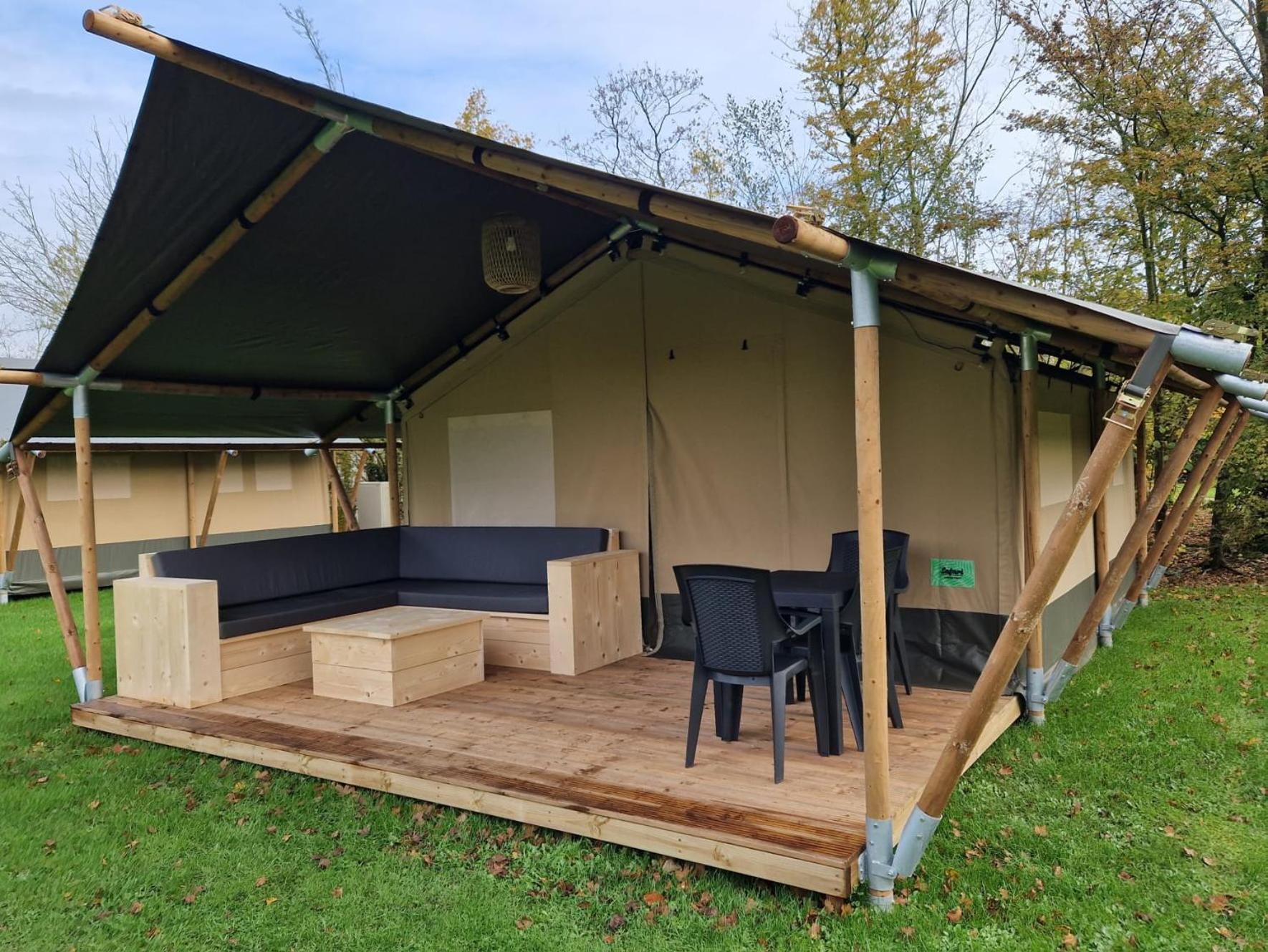 Camping Alkenhaer Appelscha Trekkerstent Safaritent Kültér fotó